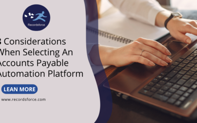 8 Considerations When Selecting An Accounts Payable Automation Platform