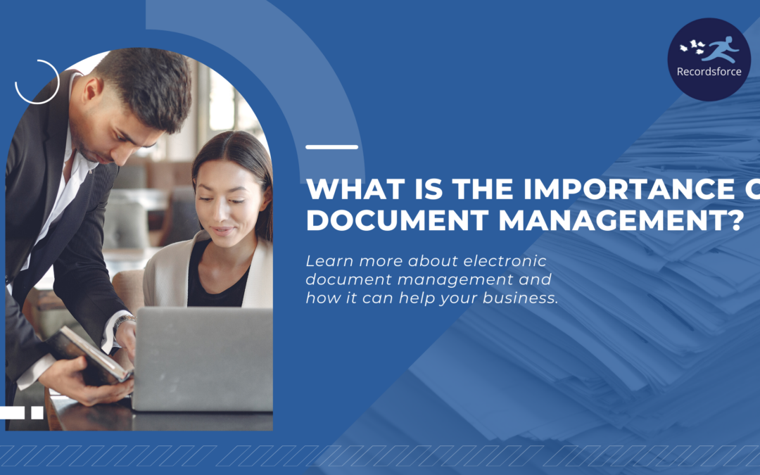 What is the importance of document management blog