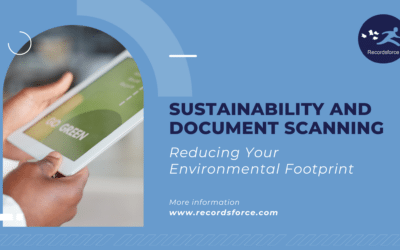 Sustainability and Document Scanning: Reducing Your Environmental Footprint