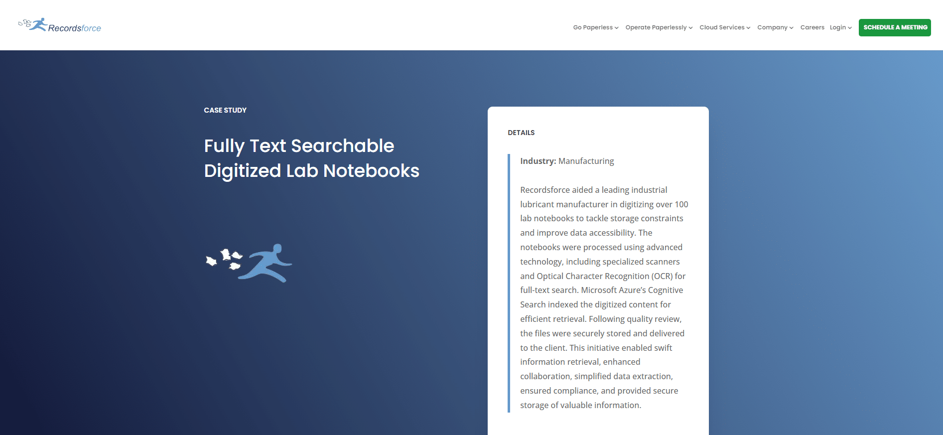 full text searchable digitized lab notebook case study