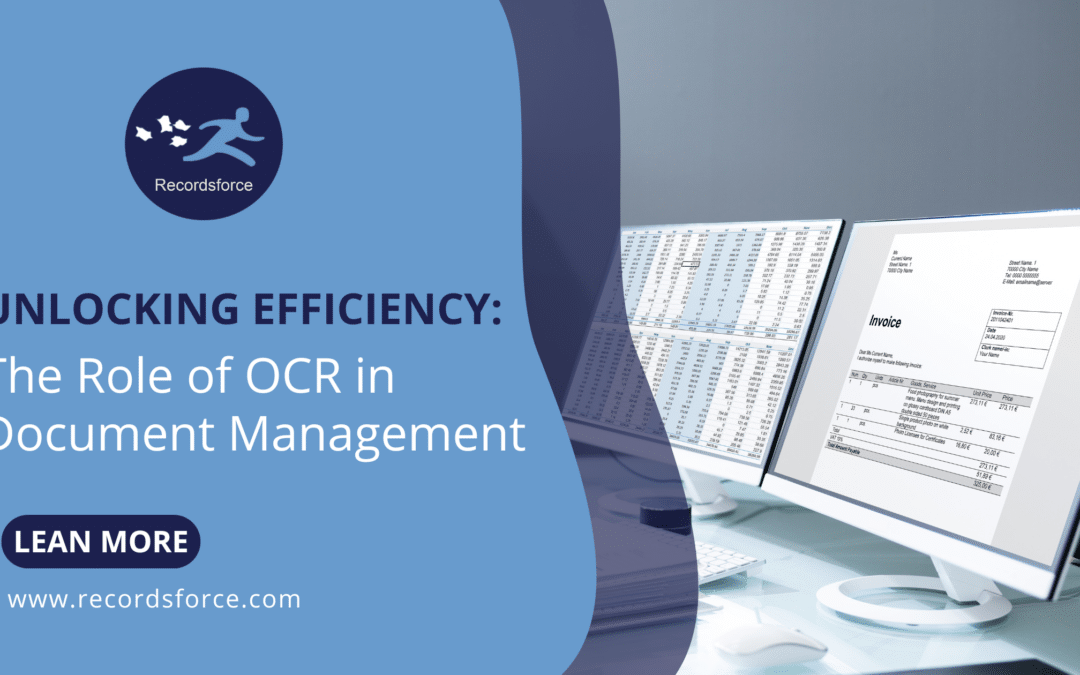 Unlocking Efficiency The Role of OCR in Document Management