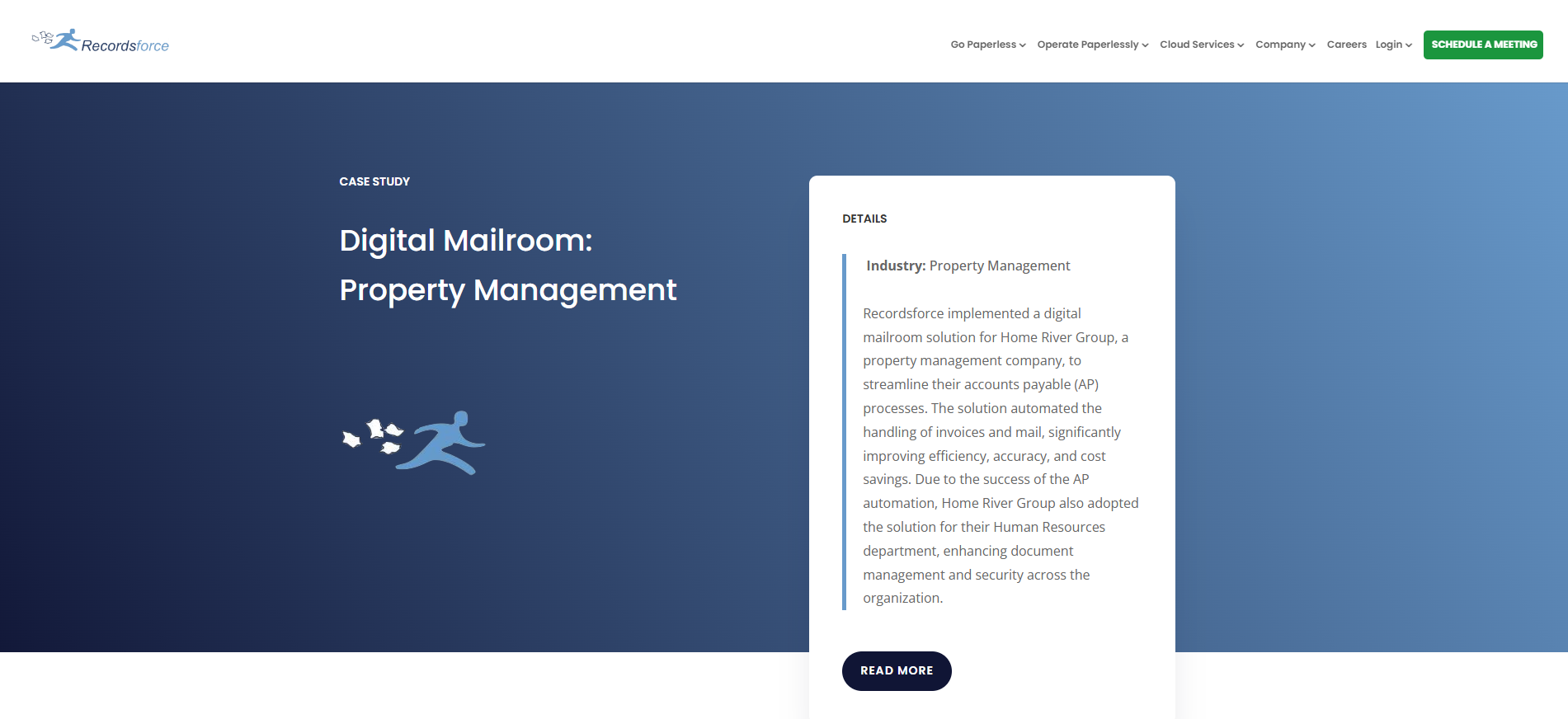 property management digital mailroom case study