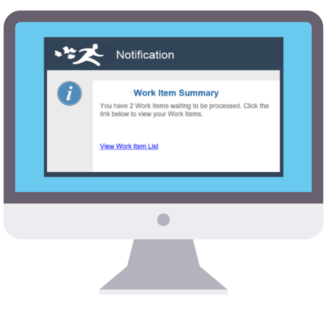 automatic notifications in document management system