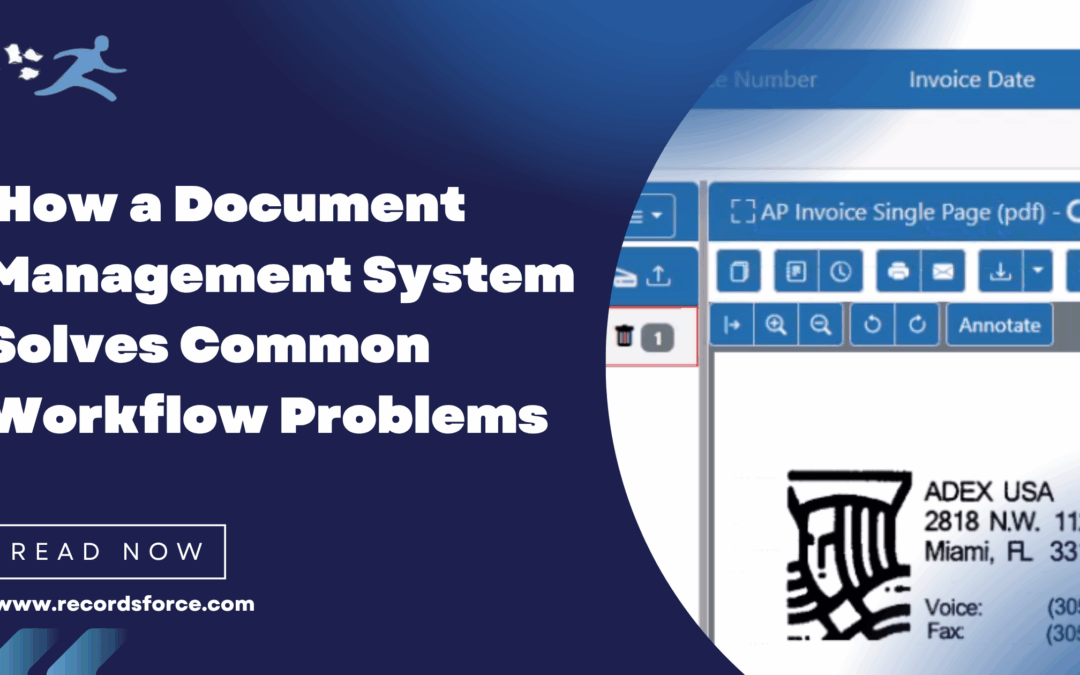 How a Document Management System Solves Common Workflow Problems