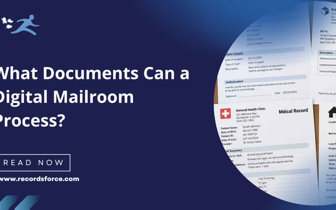 What Documents Can a Digital Mailroom Process